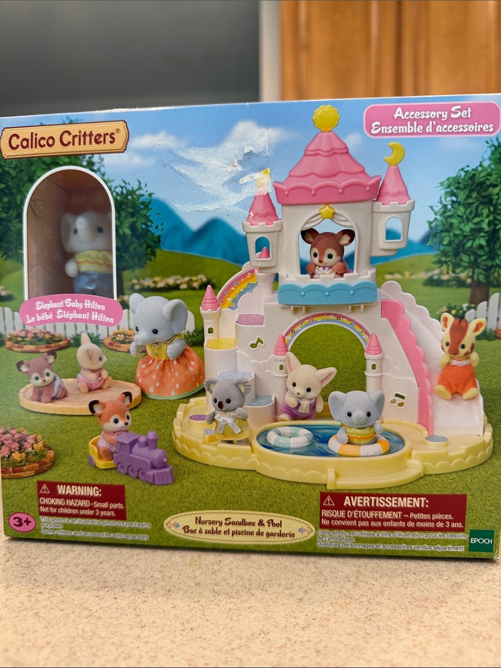 Calico Critters Nursery Sandbox & Pool Playset - NEW